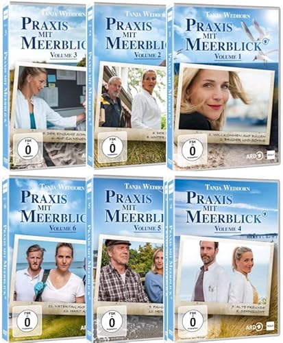 Praxis mit Meerblick - Die komplette Staffel 1 (Volume 1 + 2 + 3 + 4 + 5 + 6) Zwölf Spielfilme der erfolgreichen ARD Spielfilmreihe mit Tanja Wedhorn [6 DVDs] von WME Entertainment Group (Pidax Film)