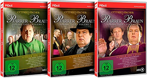 Pfarrer Braun Collection - 18 Folgen der lustigen Krimiserie mit Ottfried Fischer und Peter Brix auf 9 DVDs - Gesamtedition (Pidax Film-Klassiker) von WME Entertainment Group (Pidax Serien Klassiker)