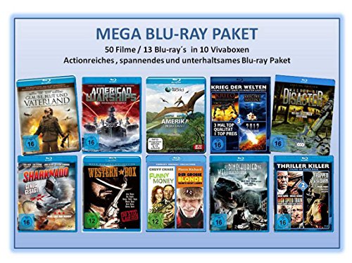 Mega Blu-ray Paket (50 Filme auf 13 Blu-rays) von WME Entertainment Group