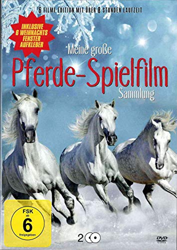 Meine große Pferde Spielfilm Sammlung - Weihnachten Edition mit Weihnachts Aufkleber [2 DVDs] von WME Entertainment Group