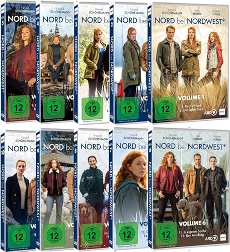 Nord bei Nordwest - 20 Spielfilm-Folgen der erfolgreichen ARD Küsten-Krimi-Reihe (Vol. 1 bis 10) [11 DVDs] [Collector's Edition] von WME Entertainment Group