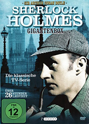Sherlock Holmes Gigantenbox - TV-Serie und Filme - 25 Stunden Laufzeit [7 DVDs] von WME Entertainment Group