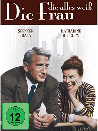 Eine Frau die alles weiß (Desk Set) Meisterhaft inszenierte romantische Komödie über die Digitalisierung mit Starbesetzung wie Spencer Tracy und Katharine Hepburn von WME Film Klassiker