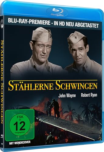 Stählerne Schwingen (Flying Leathernecks) meisterhaft inszinierter Kriegsfilm mit John Wayne (AT: Guadalcanal – Entscheidung im Pazifik, Jagdgeschwader Wildkatze) [Blu-ray] von WME Film Klassiker (Hansesound)