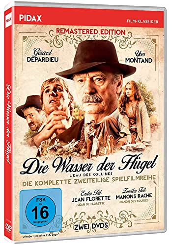 Die Wasser der Hügel (Jean Florette + Manons Rache) Remastered / Zweiteiliges Epos mit Yves Montand und Gérard Depardieu (Pidax Film-Klassiker) von WME Film Klassiker (Pidax)