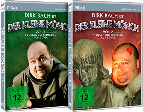 Der kleine Mönch - Krimi + Komödie - Die komplette 15-teilige deutsche Kult-Serie mit Dirck Bach auf 4 DVDs - Gesamtedition (Pidax Serien-Klassiker) von WME Film Klassiker (Pidax Serien Klassiker)