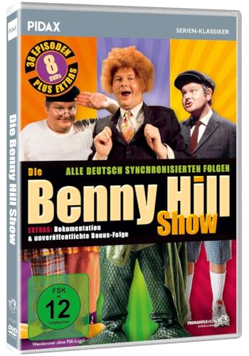 Die Benny Hill Show / Alle 38 deutsch synchronisierten Folgen der kultigen Sketchserie + Bonusfolge [8 DVDs] [Collector's Edition] von WME Film Klassiker