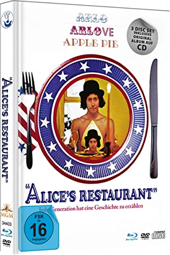 Alice`s Restaurant - Limited Deluxe Mediabook Edition - Hippie Kult Musikfilm mit Arlo Guthrie - DVD&Blu-ray&CD von WME Film Klassiker