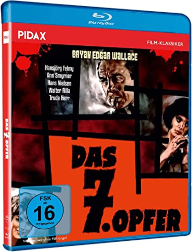 Bryan Edgar Wallace: Das 7. Opfer - Spannender deutscher Gruselkrimi mit Starbesetzung (Pidax Film-Klassiker) [Blu-ray] von WME Film Klassiker