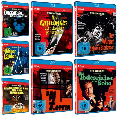 Das Beste von Bryan Edgar Wallace - 7 Klassiker - Spannende Gruselkrimis mit Starbesetzung - Krimi, Horror und Thriller (Pidax Film-Klassiker) [Blu-ray] von WME Film Klassiker