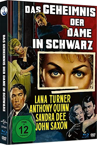 Das Geheimnis der Dame in schwarz - Limitiertes Mediabook - Blu-ray + DVD - Neu abgetastet in HD - Neo Noir Thriller mit Anthony Quinn + Lana Turner von WME Film Klassiker