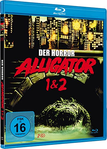 Der Horror Alligator + Die Mutation - Teil 1 + 2 - Horrorfilm Doppelpack - Tierhorror Thriller Klassiker [Blu-ray] von WME Film Klassiker