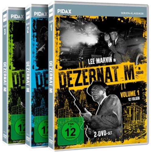 Dezernat M (M Squad) - Vol. 1-3 - Gesamtedition / 33 Folgen der Krimiserie auf 6 DVDs (Pidax Serien-Klassiker) von WME Film Klassiker