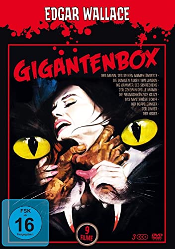 Edgar Wallace: Die Gigantenbox - 9 Filme vom Erfinder des modernen Krimis - Thriller, Horror und mehr [3 DVDs] von WME Film Klassiker