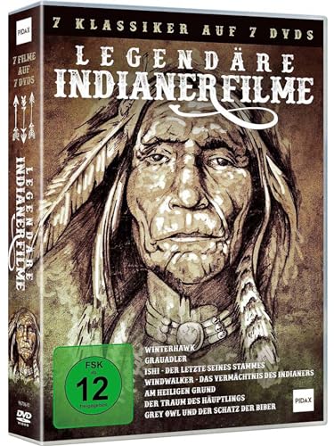 Indianer Filme Collection: Legendäre Indianerfilme - 7 Meisterwerke unvergesslicher Western Film Klassiker (Pidax Western-Klassiker) [7 DVDs] [Collector´s Edition] [Collector's Edition] von WME Western Klassiker