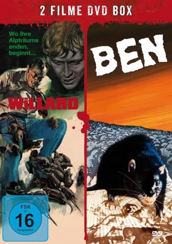 Willard + Ben - Die preisgekrönte komplette 2-teilige Kult Ratten Horror Thriller Spielfilmreihe [2 DVDs] von Horror Classic Movies