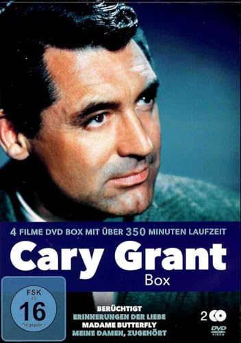 Cary Grant Box - vier seiner besten Film-Klassiker Fan Edition (Erinnerungen der Liebe, Berüchtigt, Der Soldt Und Die Geisha ,Liebe Am Telefon) [Collector's Edition] [2 DVDs] von WME Film Klassiker