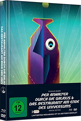 Per Anhalter durch die Galaxis & Das Restaurant am Ende des Universums - Mediabook - Cover C - Limited Edition auf 333 Stück (+ DVD) [Blu-ray] von WME Home Entertainment (Hansesound - Leonine)