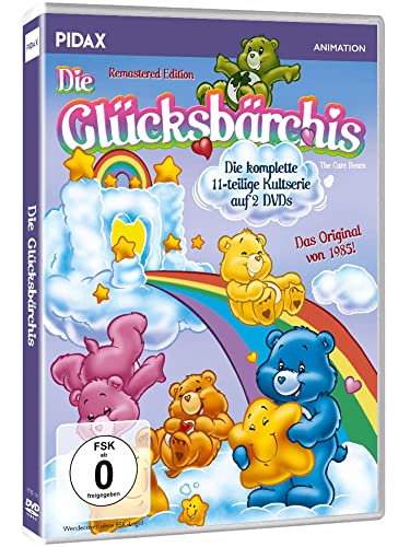Die Glücksbärchis - 11 teilige Kinder und Kultserie von 1985 (80er) + Bonusfolgen - Remastered Edition - OT: The Care Bears (Pidax Animation) [Collector's Edition] [2 DVDs] von Animation Movies