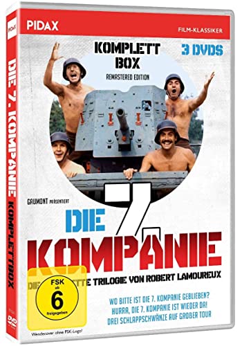 Die 7. Kompanie-Komplettbox / Die komplette 3-teilige Kult-Spielfilmreihe (Pidax Film-Klassiker) [3 DVDs] von WME Home Entertainment (Pidax Film)