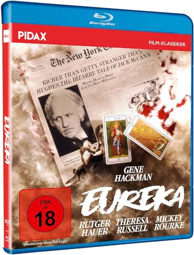 Eureka - virtuoses Meisterwerk von Nicolas Roeg - Extzentrisch brutaler Thriller in brillianter Bildqualität mit Starbesetzung wie Gene Hackman, Rutger Hauer und Theresa Russell [Blu-ray] von WME Home Entertainment