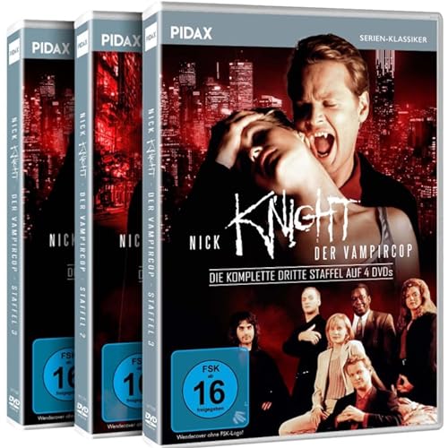 Nick Knight, der Vampircop - Die komplette 70-teilige kultige Krimi Serie (OT: Forever Knight) Gesamtedition zzgl. Bonus: 1 Vampir Comedy Film mit George Hamilton [13 DVDs] [Collector's Edition] von WME Home Entertainment