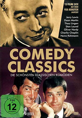 Comedey Classics - 13 Filme Mix: Dean Martin, Jerry Lewis, Stan Laurel, Oliver Hardy und Charlie Chaplin - Die schönsten klassischen Komödien von WME Home-Entertainment