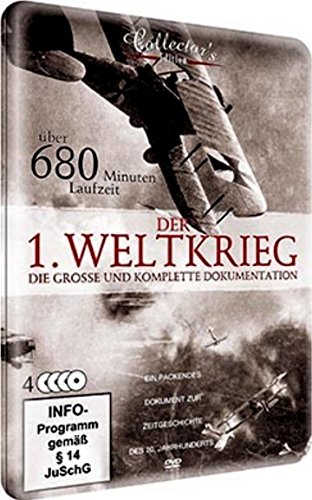 Der 1. Weltkrieg - Die grosse und komplette Dokumentation ( Sammler-Metallbox mit über 680 Min. Laufzeit ) [4 DVDs] von WME Home-Entertainment