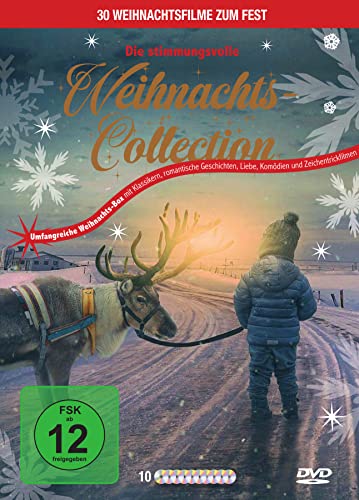 Die stimmungsvolle Weihnachten Collection - 30 Weihnachtsfilme zum Fest - Umfangreiche Weihnachts-Film-Box mit Klassikern, romantische Geschichten, Liebe, Komödien und Zeichentrickfilmen von WME Home Entertainment