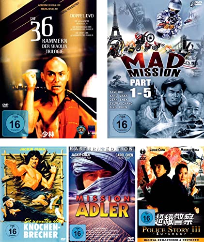 Eastern Martial Arts: Die asiatischen Klassiker - spektakuläres Kung Fu und verrückte Actionfilme aus Hongkong mit Stars wie Jackie Chan, Gordon Liu Chia-Hui, Michelle Yeoh und mehr [6 DVDs] von WME Home Entertainment