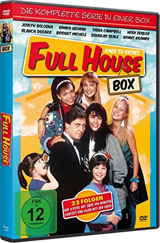 Full House: Rags to Riches - Die ultimative Komplettbox der kultigen 80er Jahre Fernsehserie - Drama + Komödien Highlight [6 DVDs] von WME Home Entertainment