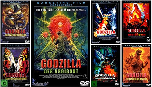 Godzilla Heisei Edition - Alle 7 Kaiju Klassiker der Heissei Ära auf 7 DVDs in einer Collection - Preisgekrönte Monster Filme aus den legendären Toho Studios in Real und Animation von WME Home Entertainment