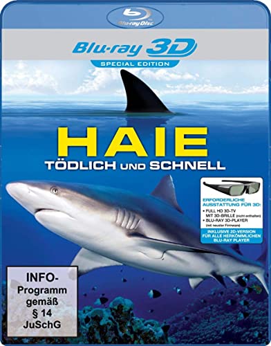 Haie tödlich und schnell - Doku - Erleben Sie die Killer in HD hautnah [Blu-ray] von WME Home Entertainment