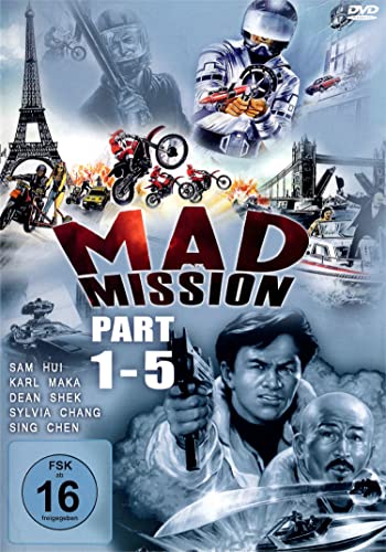 MAD MISSION Part 1 - 5: Alle Teile des asiatischen Action Klassikers mit Sam Hui und Karl Maka - Die beliebte Hong Kong Eastern Reihe von WME Home Entertainment