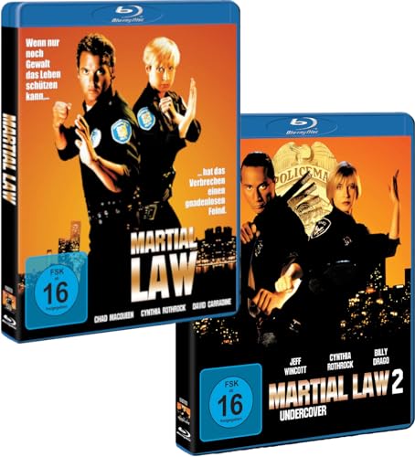 Martial Law 1 + 2 - Doppelte Action mit Cynthia Rothrock - Zwei epische Martial Arts Abenteuer [Blu-ray] von WME Home Entertainment