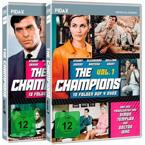The Champions - Die komplette 30-teilige preisgekrönte Sci-Fi Agenten-Serie (Gesamtedition) von den Produzenten von „Simon Templar“ und „Doctor Who“ [10 DVDs] von WME Home Entertainment