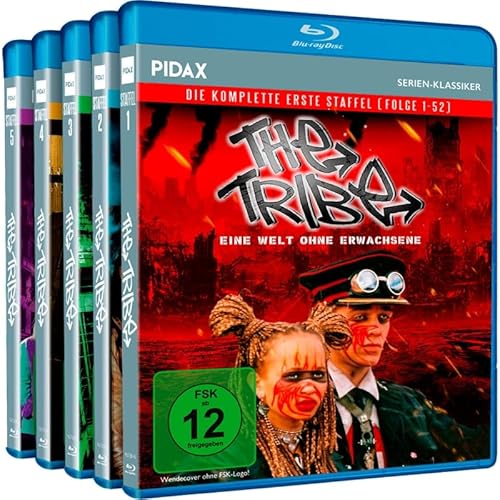 The Tribe - Eine Welt ohne Erwachsene, Staffel 1-5 / Alle 260 Folgen der erfolgreichen Sci-Fi-Serie / Gesamtedition des Postapokalyptisches Teenager Dramas (Pidax Serien-Klassiker) [Blu-ray] von WME Home Entertainment