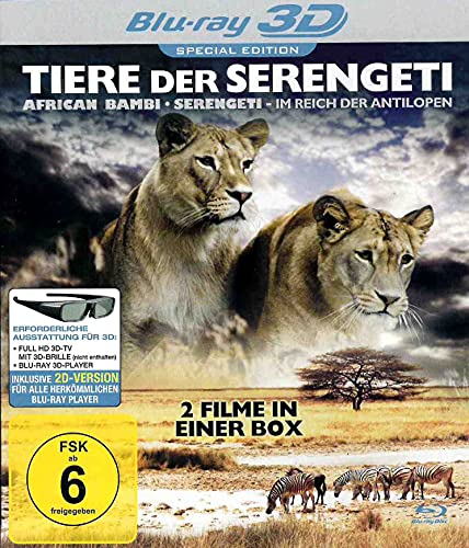Tiere der Serengeti - 3D Blu-ray - 2 Dokumentationen von WME Home-Entertainment