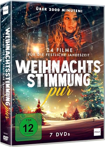 Weihnachtsstimmung pur Box - 24 zauberhafte Weihnachtsfilme Collection - Klassiker, dramatische Liebesgeschichten und festliche Komödien auf deutsch - Für unterhaltsame Weihnachten [7 DVDs] von WME Home Entertainment