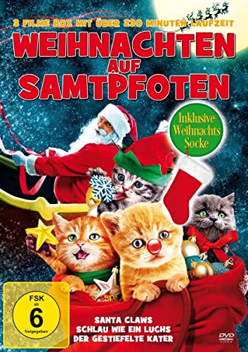 Weihnachten - Drei samtpfotige - Filme inklusive Weihnachts-Socke von WME Entertainment Group