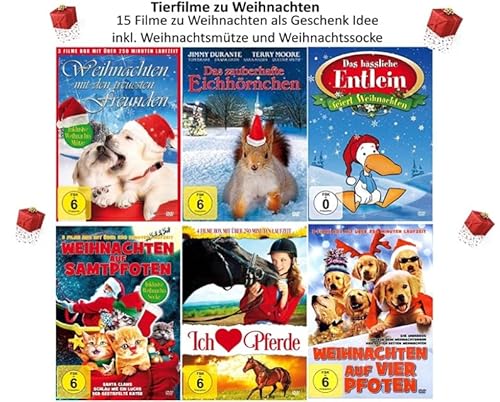 Weihnachtsfilme Collection - Die beliebtesten Tierfilme zu Weihnachten [6 DVDs] von WME Entertainment Group