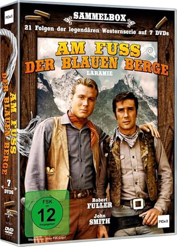 Am Fuß der blauen Berge (Laramie) - DVD Sammler-Box mit 21 Folgen der legendären Westernserie zzgl. Bonusfilm [8 DVDs] von WME Western Klassiker