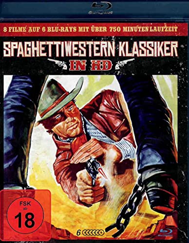 Spaghetti Western Klassiker in HD - 8 legendäre Italowestern - 6 Bluray-Disc Collection - Action und Spannung im Wilden Westen mit Django und mehr [Blu-ray] von WME Western Klassiker