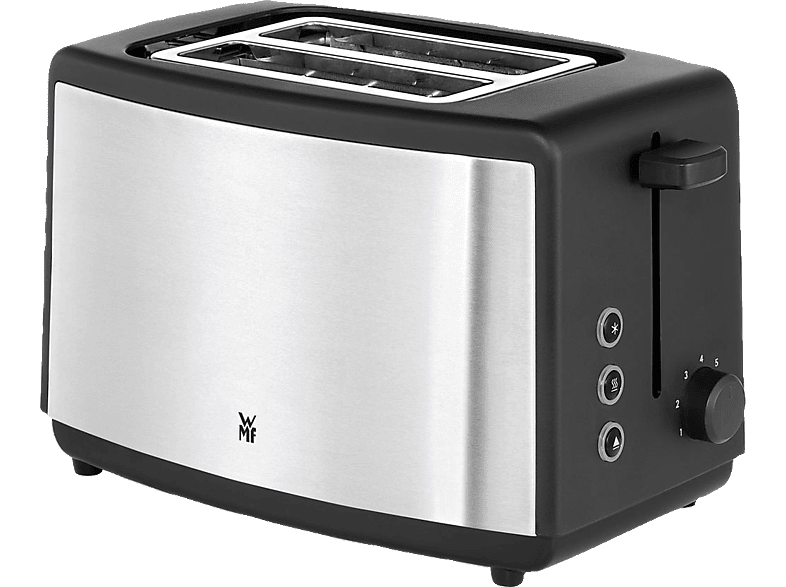 WMF 04.1411.0011 Bueno Toaster Edelstahl matt (800 Watt, Schlitze: 2) von WMF