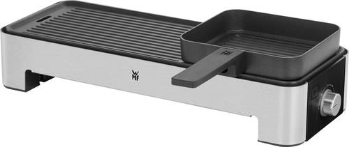 WMF 0415170011 Elektro Tischgrill mit manueller Temperatureinstellung Schwarz, Silber WMF 0415170011 Elektro Tischgrill mit manueller Temperatureinstellung Schwarz, Silber von WMF