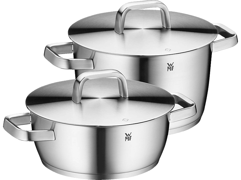 WMF 07.4012.6030 Iconic 2-tlg. Topf-Set Cromargan®: Edelstahl Rostfrei 18/10 von WMF