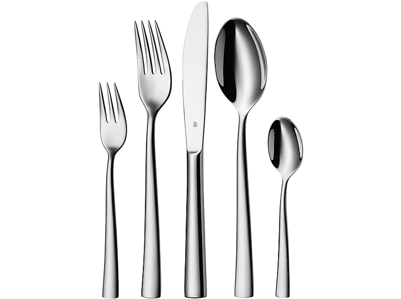 WMF Philadelphia 30-teilig, Cormargan Edelstahl Besteck Set 30-teilig Silber von WMF