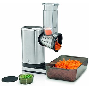 WMF KÜCHENminis Salat-to-go elektrische Reibe silber/schwarz 150 W von WMF