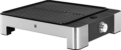 WMF Lono Quadro Elektro Tischgrill mit manueller Temperatureinstellung Schwarz, Silber von WMF