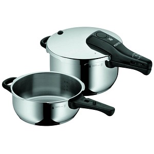 WMF Schnellkochtopf-Set Perfect silber 22,0 cm 2-tlg. von WMF